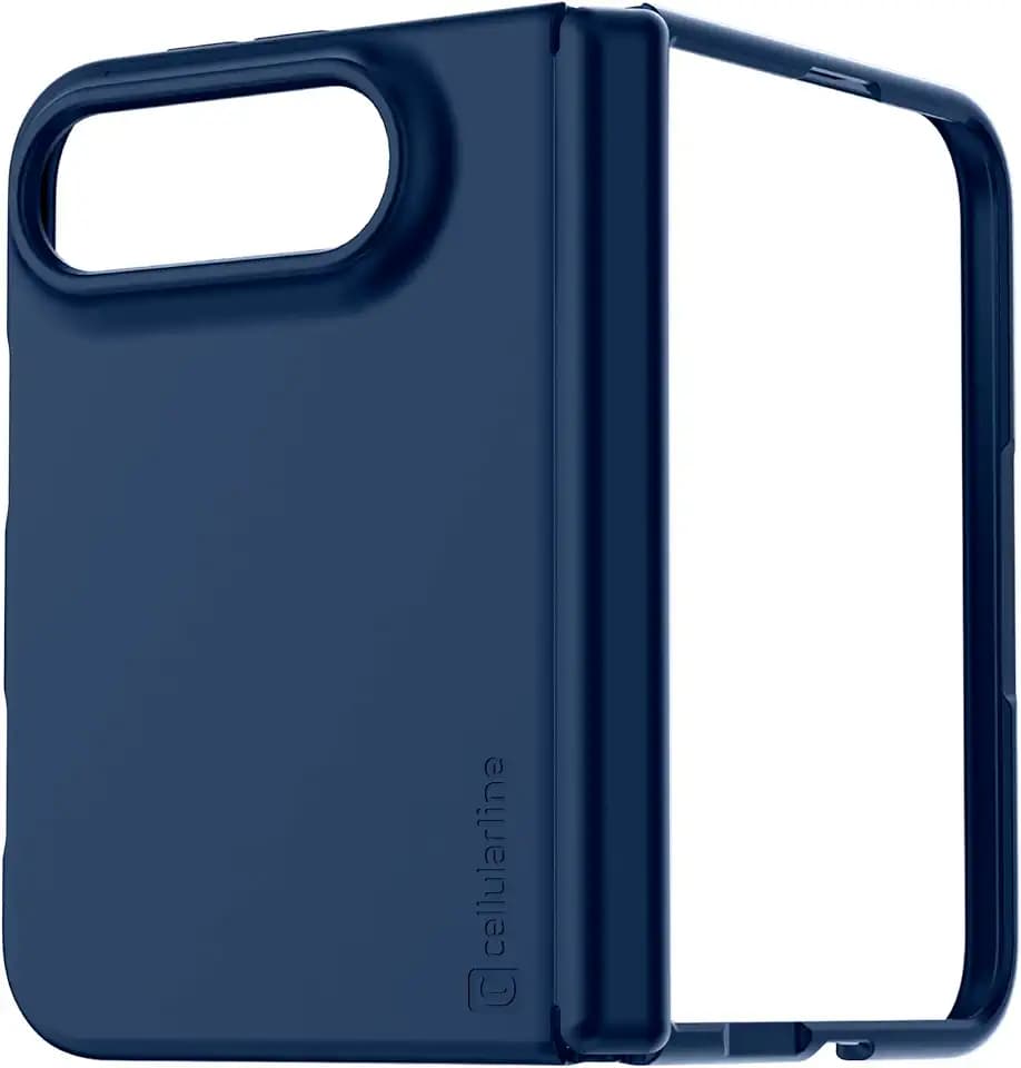 cellularline Sensation Mag Hülle für iPhone Duo, MagSafe-kompatibel, Blau