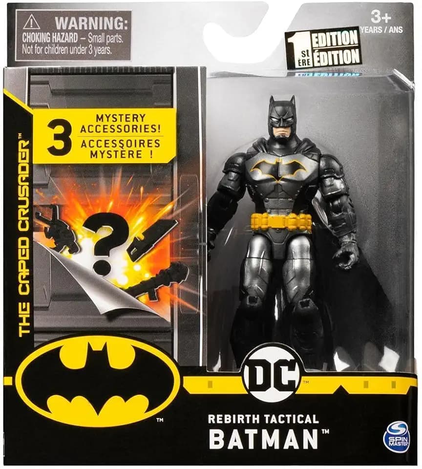 DC Batman 2020 Rebirth Tactical Batman 4-inch Action Figure by Spin Master