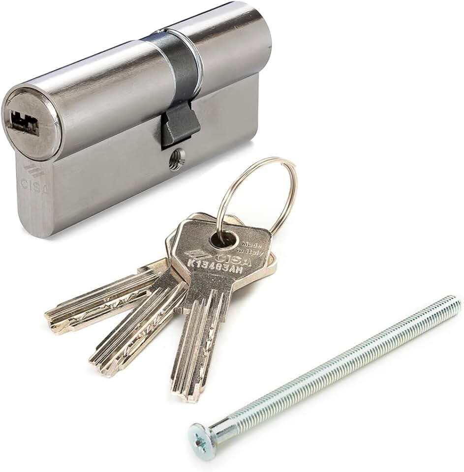 CISA 0E30012012 europäischer Profilzylinder ASIX, Nickel, 40/30 mm