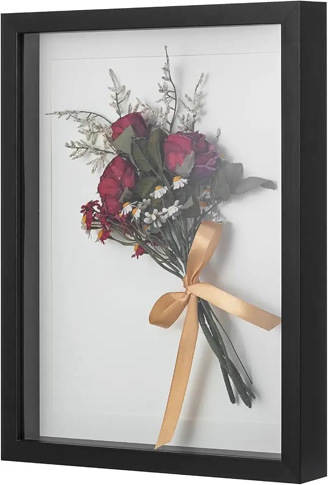 3d Bilderrahmen Zum Befüllen 3cm Tiefer Holz Rahmen 30x40 Schwarz