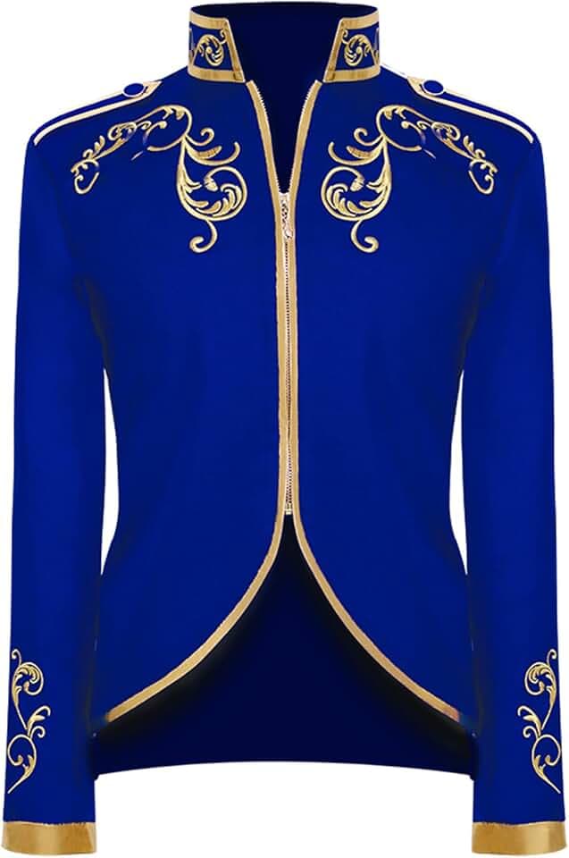 Herren Prinz Kostüm, Steampunk Frack Mantel Gothic Blazer Jacke