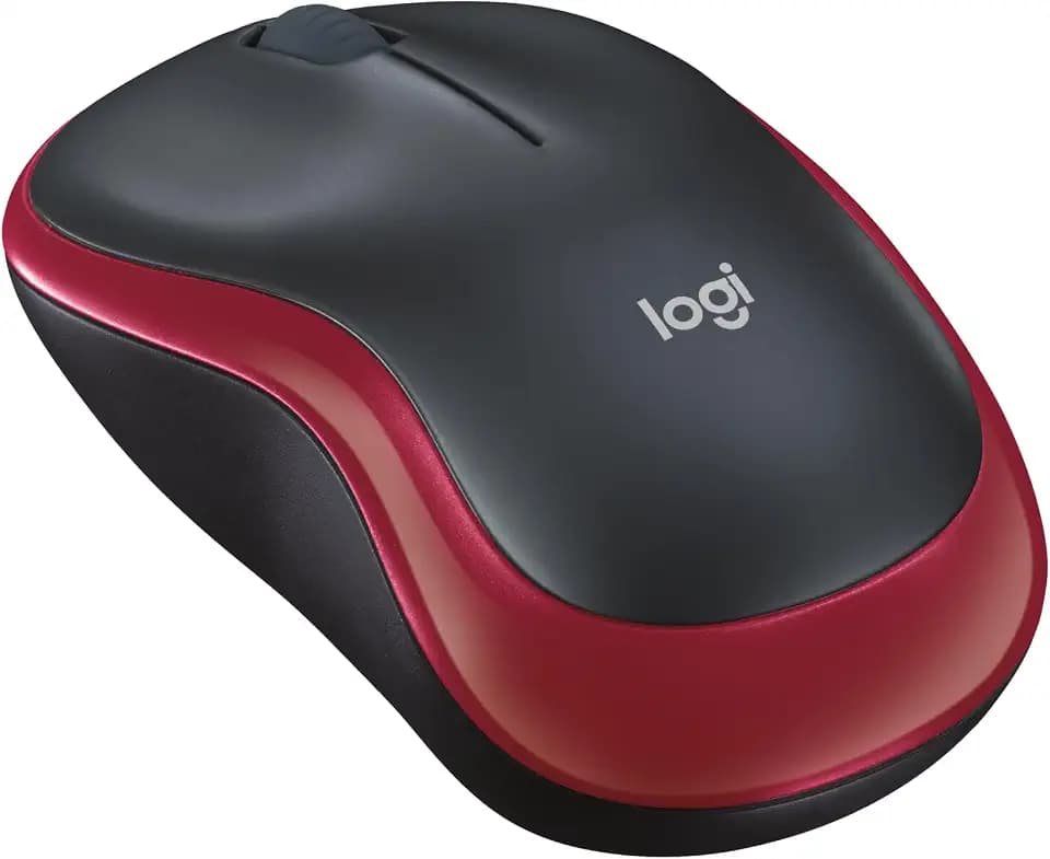Logitech M185 Kabellose Maus, 2,4 GHz mit USB-Nano-Empfänger
