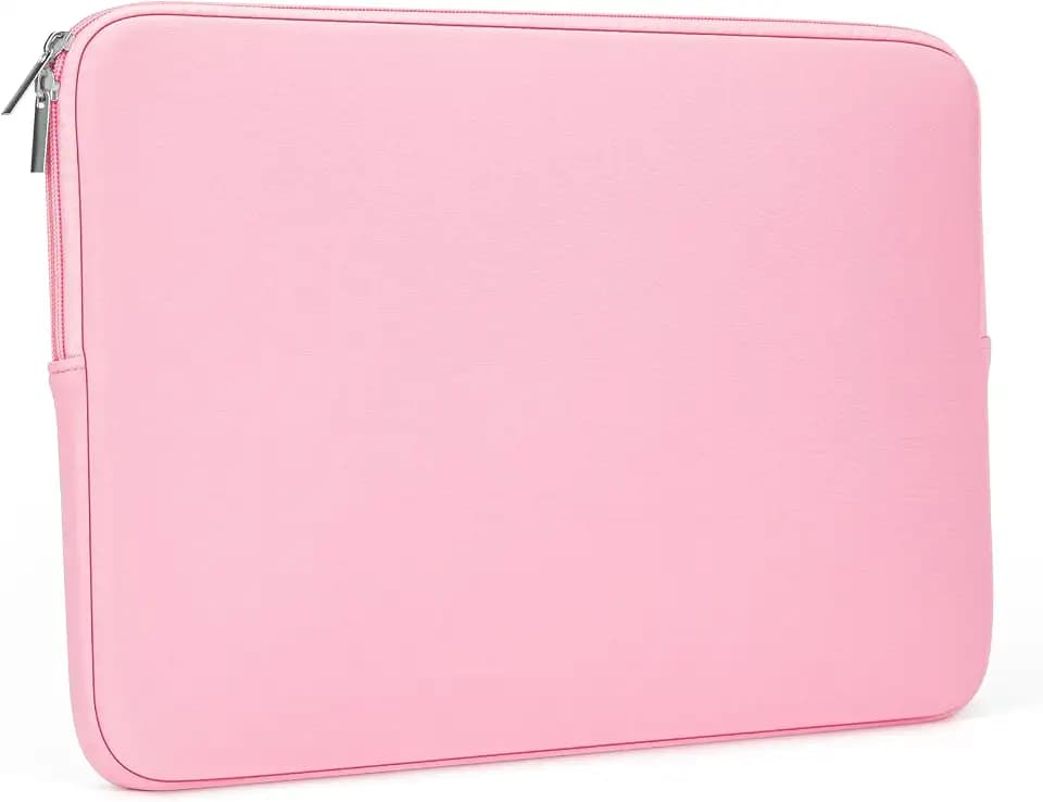 14 Inch Laptop Sleeve Protective Case Soft Cover Compatible with 14 Inch Acer ASUS HP Dell Chromebook Thinkpad Notebook, Pink