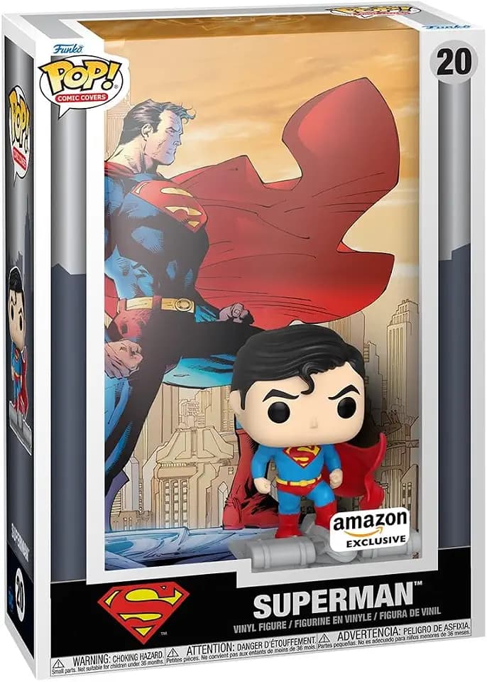 Funko POP! Comic Cover: DC Comics - Superman (85th) - Amazon Exclusive