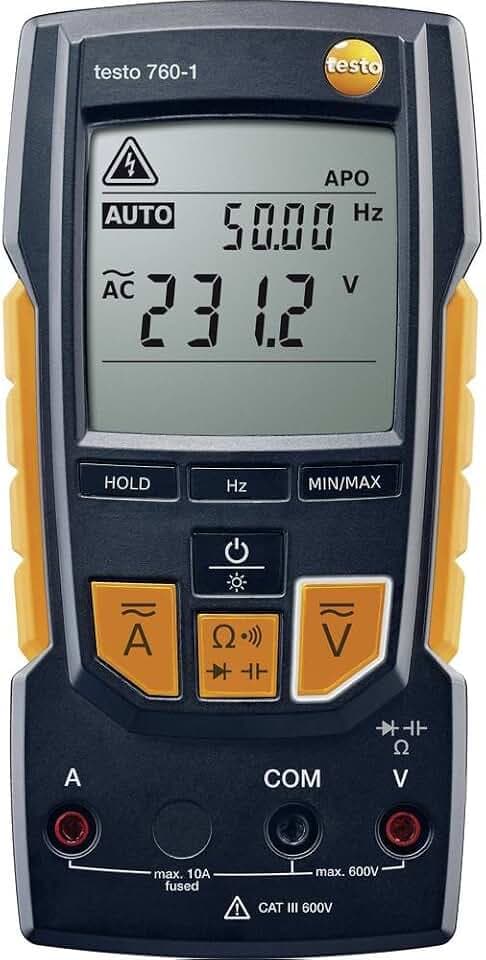 Testo 760-1 760 Tragbar Digital Multimeter, CAT III, CAT IV, 40 mΩ