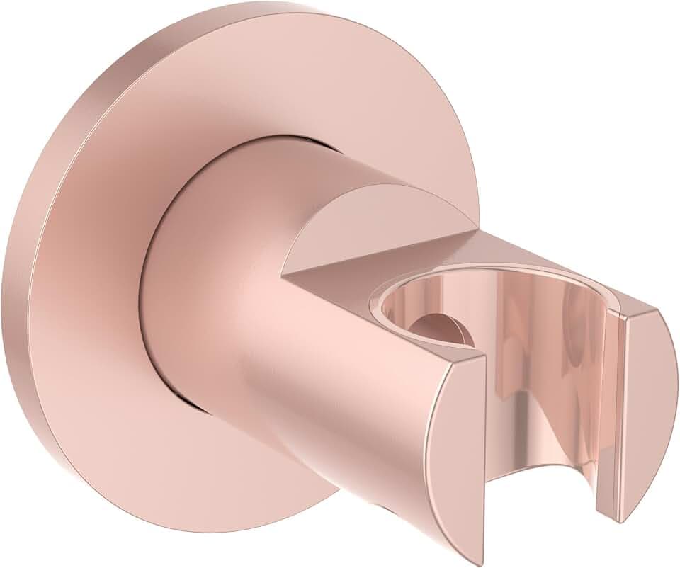 Ideal Standard BC806RO Idealrain Brausehalter für Handbrausen, nicht schwenkbar (fix), Rosé