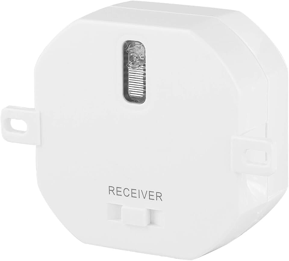Smartwares Einbau-Funkschalter für Lampen – Plug & Connect – Max. 1000 W – SH4-90260, weiß