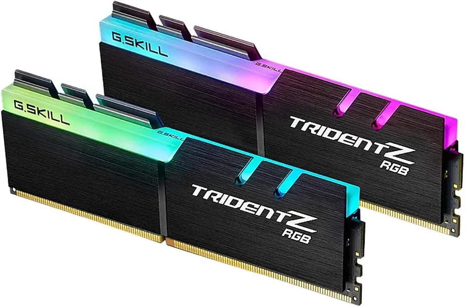 G.SKILL Trident Z RGB Series DDR4 RAM (XMP) 32GB (2x16GB) Up to 3600MT/s* CL18-22-22-42 1.35V Intel AMD Desktop Computer Memory U-DIMM (F4-3600C18D-32GTZR)