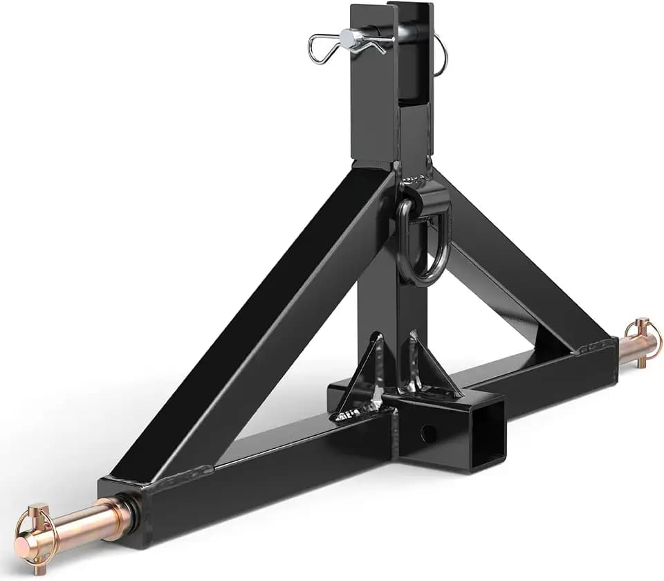 3 Point Hitch 2" Receiver for Category 2 Tractors, Quick Hitch Compatible
