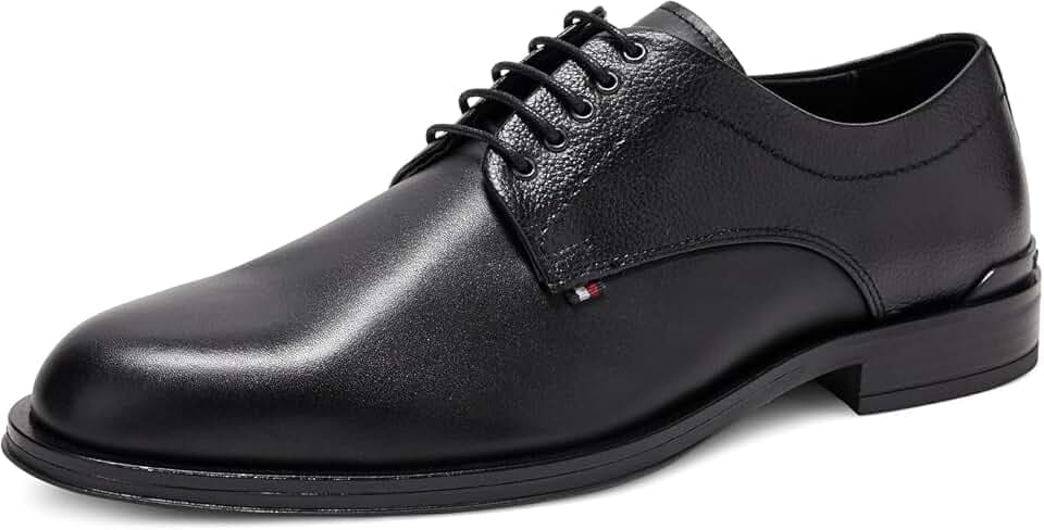 Tommy Hilfiger Herren Derby Schuhe Thunit aus Leder