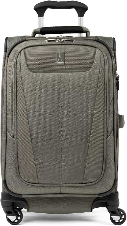 Travelpro Maxlite 5 Softside Carry-On Luggage Spinner, Green, 21-Inch