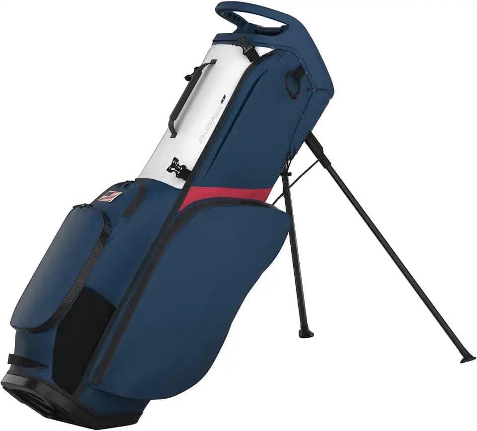 Callaway Golf Fairway Plus Stand Bag No Logo (White/Marine/Red/Flag)