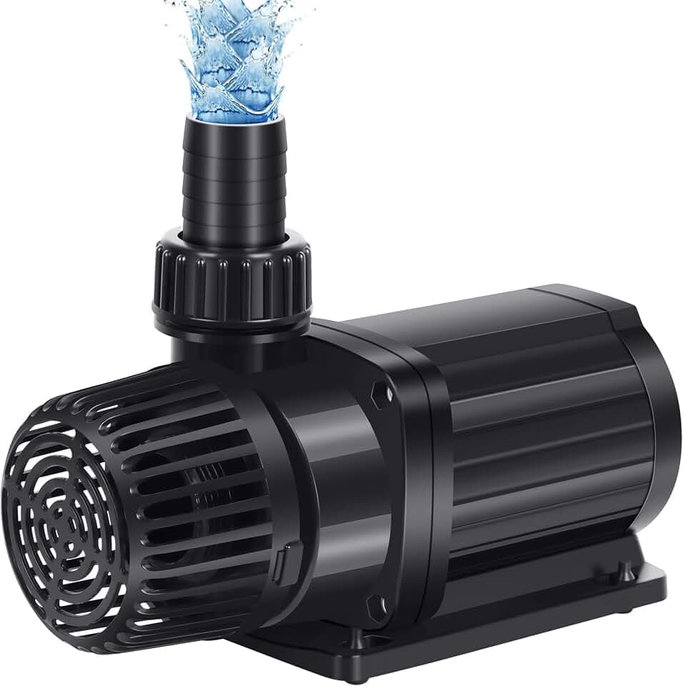 Forever Speed Eco Filterpumpe mit Durchflussmenge für Gartenteich, 8000 l/h, 80 W