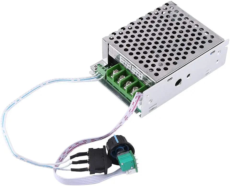 Adjustable Motor Speed Controller DC Brushed PWM Motor Regulator Speed Control Switch DC10V to 50V 30A