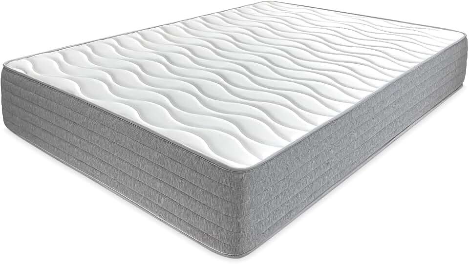 amuéblate Online - Matratze 90 x 200 cm, viskoelastisch, Aris mit Winter-/Sommerseite, ergonomisch, optimaler Komfort und Härte, hygienisch und atmungsaktiv, Dicke 30 cm