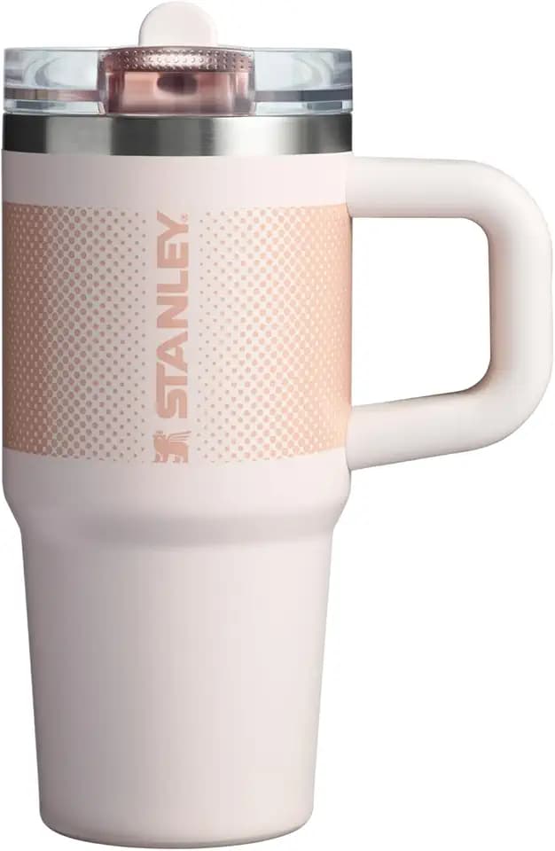 STANLEY Quencher ProTour Flipstraw Tumbler, 14 oz, Rose Quartz - Fade