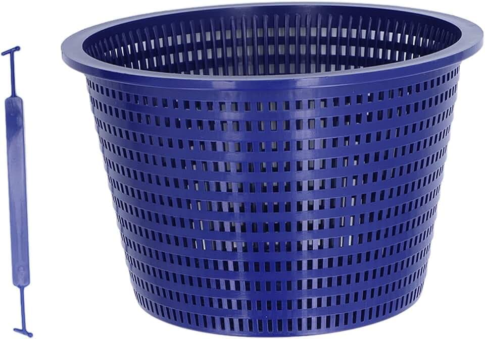 Buachois Pool Skimmerkorb 20,5 x 13.5 cm Kunststoff Skimmer Filter, Blätter Abschaum Kleine Partikel Schwimmbad Reinigt Korb für SP1070 Unterirdische und Oberirdische Poolteich Schmutzreinigung