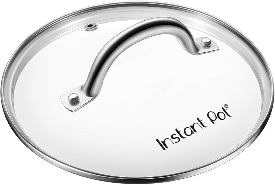 Instant Pot Tempered Glass Lid 6 Qt, Stainless Steel Handle