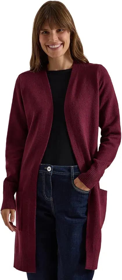 Cecil Damen 2515792 Langer Cardigan in offener Passform (1er Pack)