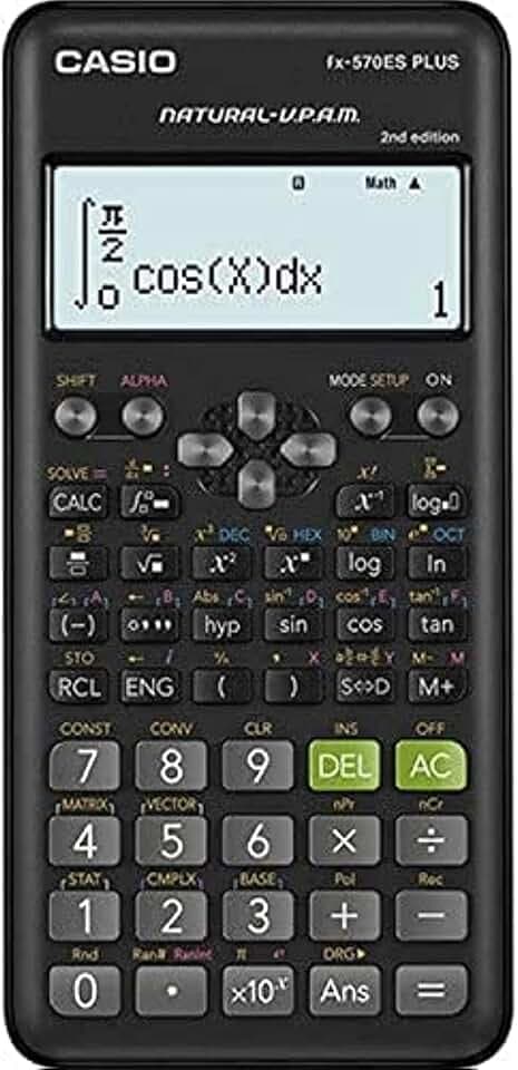 Casio Wissenschaftlicher Taschenrechner, Fx-570Es Plus (zweite Ausgabe)