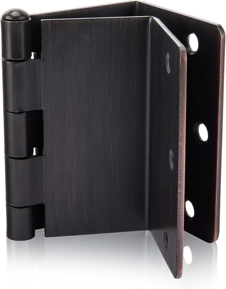 Haidms 6Pack 3.5Inch Oil Rubbed Bronze Offset Hinge with 1/4" Radius Corner