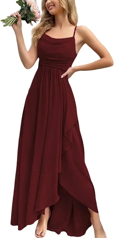 Women Wedding Guest Bridesmaid Choir Dress Formal Prom Evening Gown