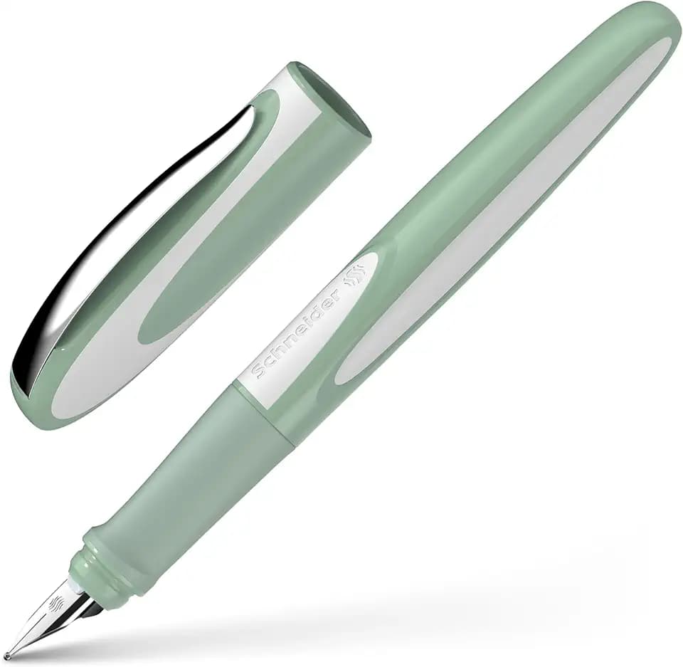 Schneider 168213 Ray Füller (Rechtshänder, inkl. Standard Tintenpatrone königsblau) pistacchio