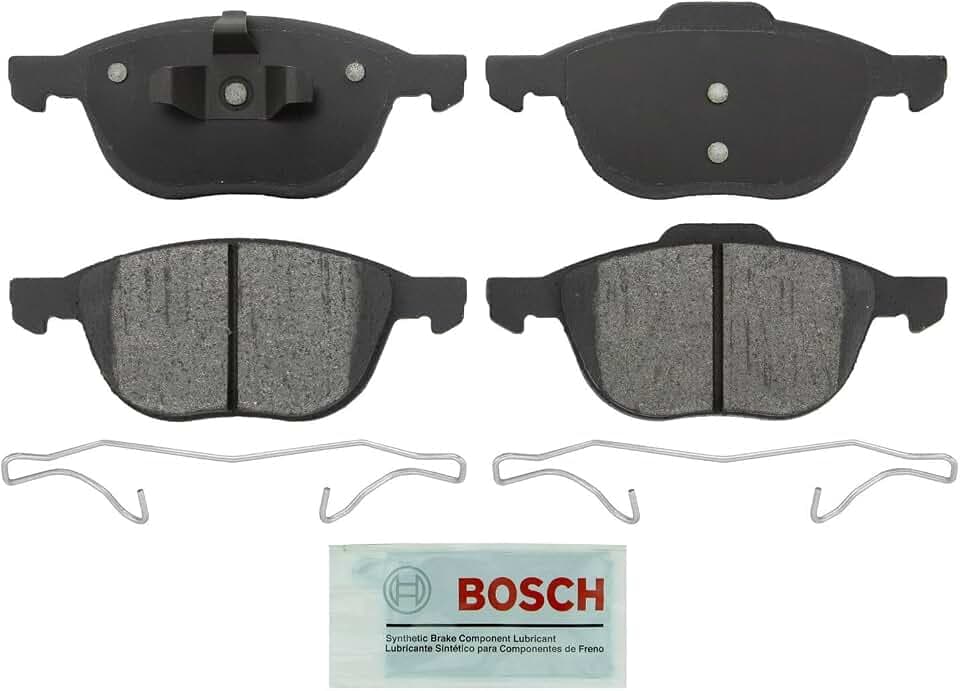 BOSCH BE1044H Blue Ceramic Disc Brake Pad Set with Hardware - Front