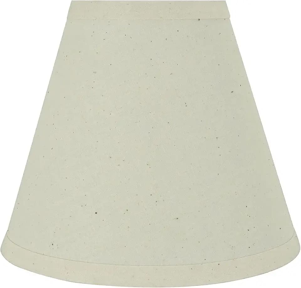 Aspen Creative 32472A Transitional Hardback Empire Shaped Spider Construction Lamp Shade in Oatmeal, 8" wide (4" x 8" x 7")