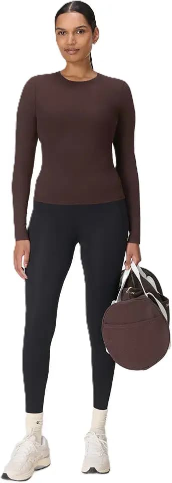 Sweaty Betty Women's Casual Fitted Essential Sculpt Long Sleeve Crew Neck T-Shirt