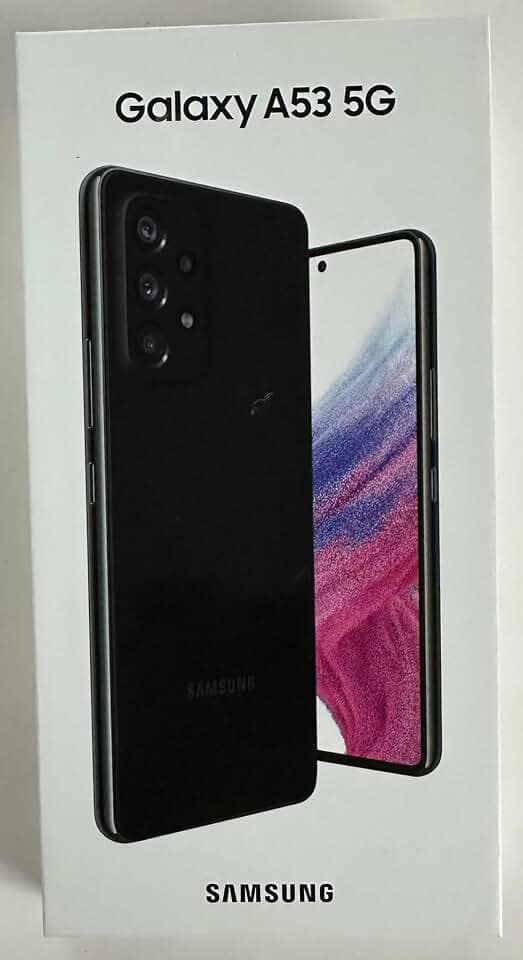 Samsung Galaxy A53 5G SM-A536B 16.5 cm (6.5) Hybrid Dual SIM Android 12 USB Type-C 6 GB 128 GB 5000 mAh Black