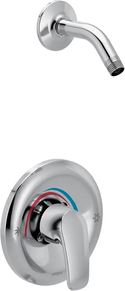 Moen Chateau Chrome Shower Trim with Handle and Arm, Showerhead and Posi-Temp Valve Sold Separately, TL5182NH