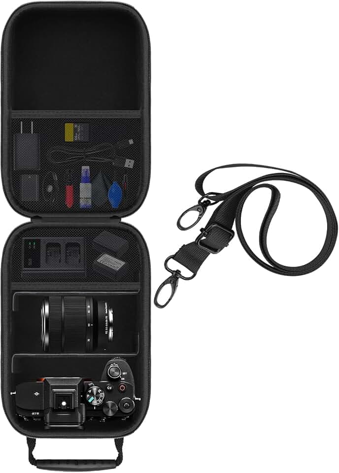 Carrying Case for Sony Alpha 7 IV III II/7R V/a7R IV Camera, Travel Bag