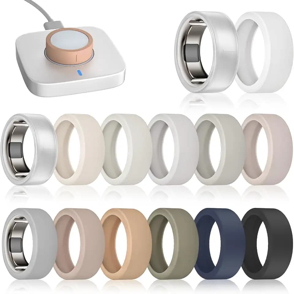 14 Pack Ring Cover Compatible with Oura Ring Gen 4/4 Ceramic/Gen 3