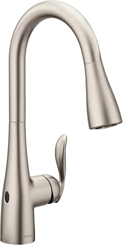 Moen 7594EWSRS Arbor Touchless Kitchen Faucet, Spot Resist Stainless