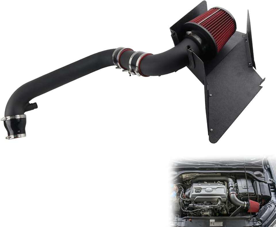 Cold Air Intake for 06-19 VW Golf/GTI/MK5/MK6/CC/Passat1.8T 2.0T