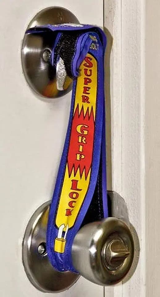 Deadbolt Strap Accessory and Portable Travel Lock