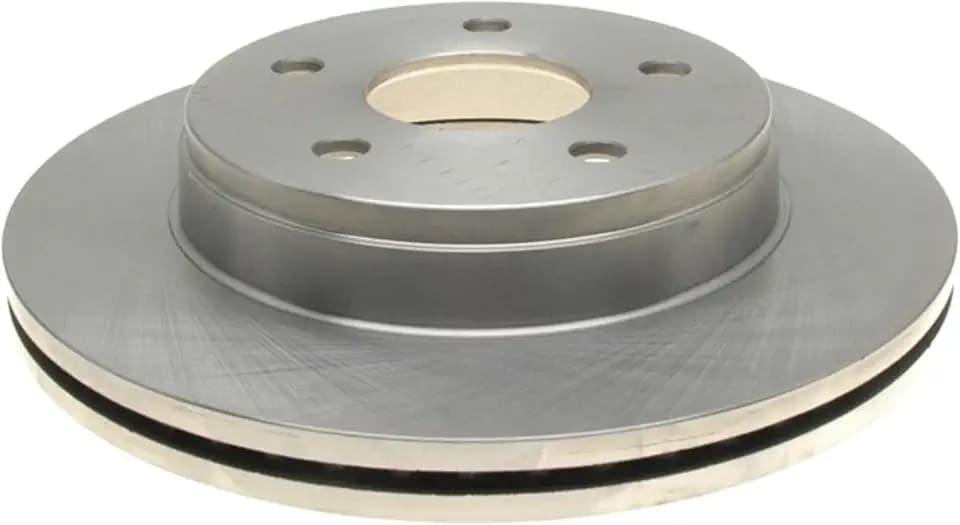 ACDelco Silver Front Brake Rotor 18A1324A | GM 19261754 Brake Rotors for Select Chrysler Aspen, Dodge Durango, Dodge Ram 1500 Classic and more