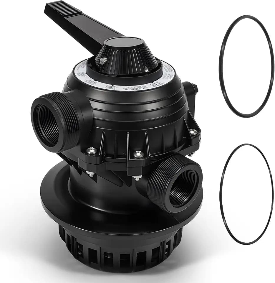 SR14965-A003 40mm Multiport Valve, Compatible with Pantera 21" 25",Onga Leisuretime 21" 25",Sta-Rite Cristaflo 15", 17", 20", 24" Pool Sand Filter