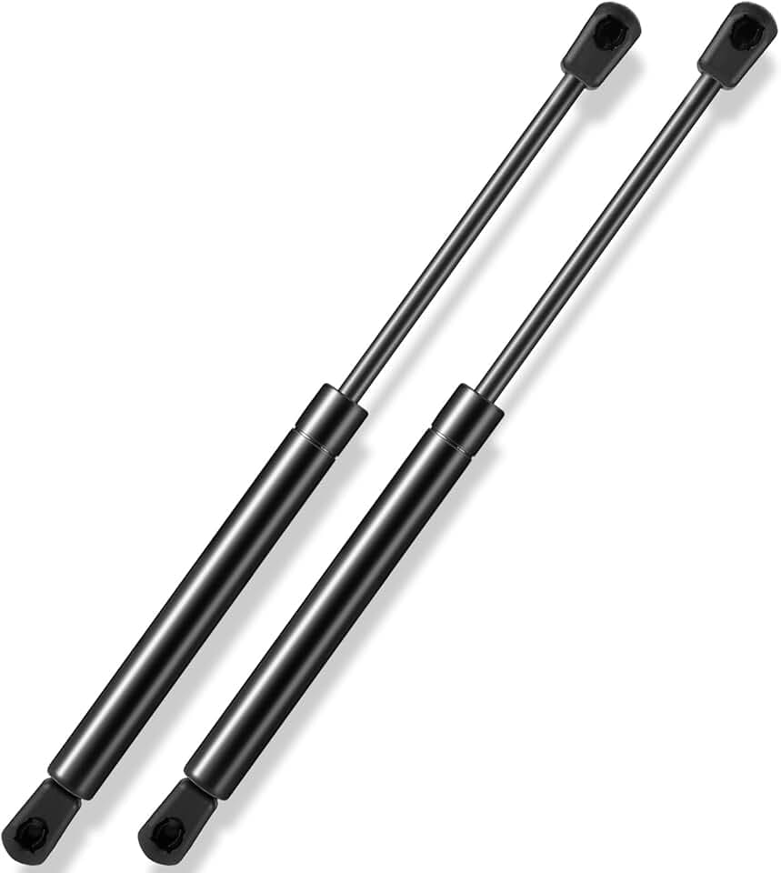 LPG6-D-200-20-QQ LGP6-200-20 20 inch 23lb/100N Gas Strut Shock Spring Lift Support for RV Door Motorhome Bed Storage Boat Hatch Camper Shell Toolbox Lid Windshield, C1615073, C16-15037, Set of 2
