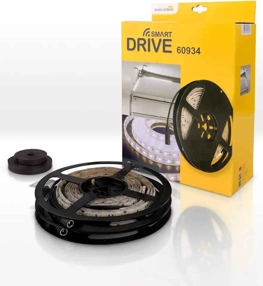 Schellenberg 60934 Strip 6 Torantriebe Smart Drive M, L, XL, 7200 Lumen, kaltweiß, LED-Garagenbeleuchtung