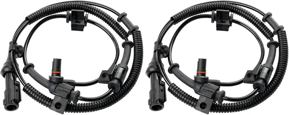 2PCS Front ABS Wheel Speed Sensor Left & Right Compatible with 2005-2010 Ford F250 Super Duty，2005-2010 F350 Super Duty Driver & Passenger Side ABS Sensor Replace ALS505 SU7429 5C3Z2C204BA 6C3Z2C204BA