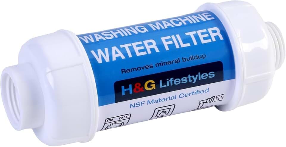 H&G Lifestyles Water Filter for Washing Machine Anti-Scale Water Filtration