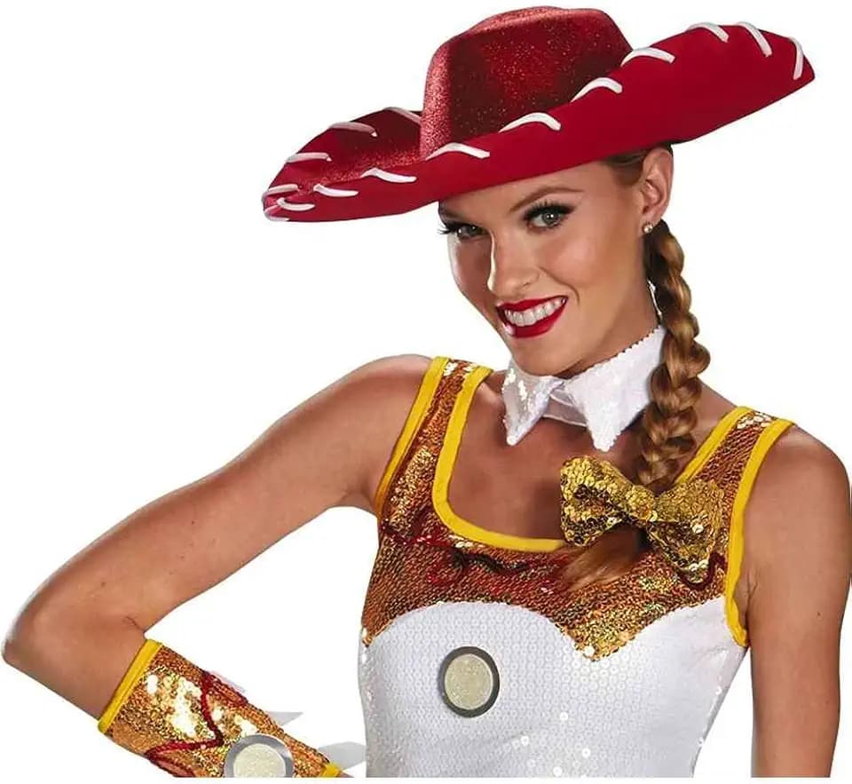 Disguise Costumes Disney Pixar Toy Story Jessie Glam Hat and Bow Set Costume Accessory
