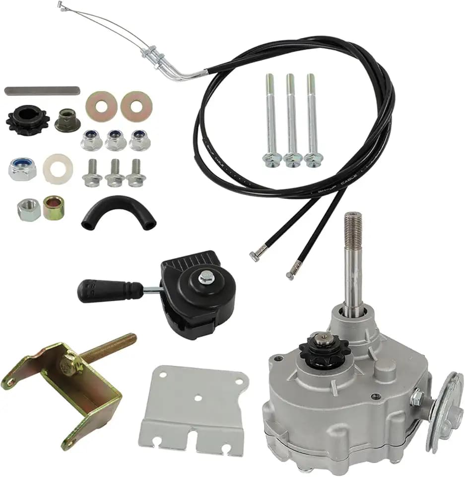 Go Kart Forward Reverse Gear Box Kit Replacement for 2HP-13HP Engine 30 Series 2300rpm Torque Converter 35 Chain 12T and 40/41 Chain 10T Go Karts Accessories 212cc