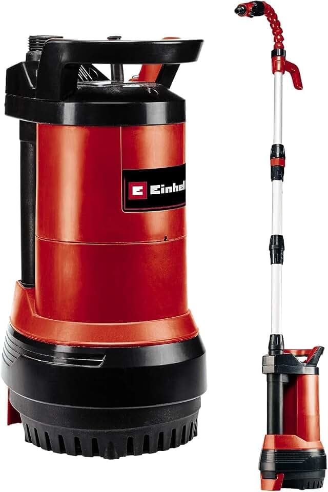 Einhell Regenfasspumpe GE-PP 5555 RB-A (550 Watt, 2in1-Kombipumpe - Tauchdruck- und Regenfaßpumpe, Automatikfunktion mit Trockenlaufsicherung, mehrstufiges Pumpenlaufwerk)