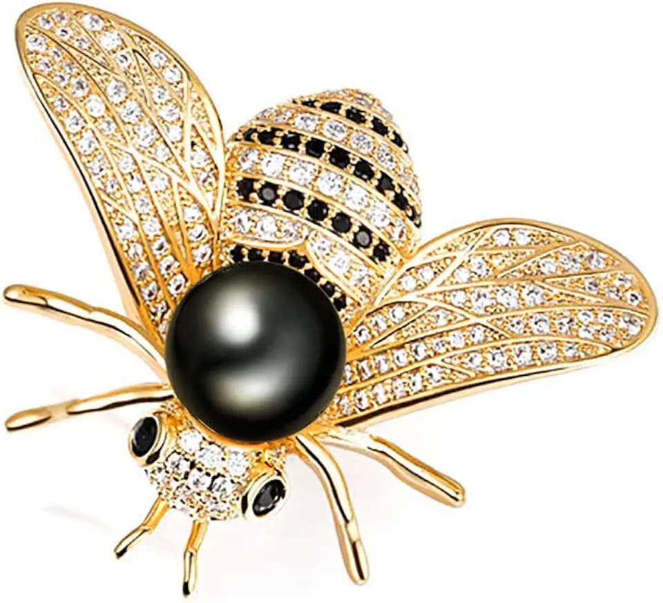 Butterfly Crystal Brooch Insect Animal Pin Badge for Women
