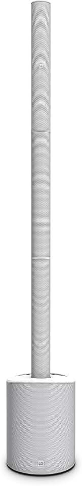 LD Systems MAUI® 5 GO 100 W - Ultraportables akkubetriebenes Säulen-PA-System weiß - 3200 mAh Version