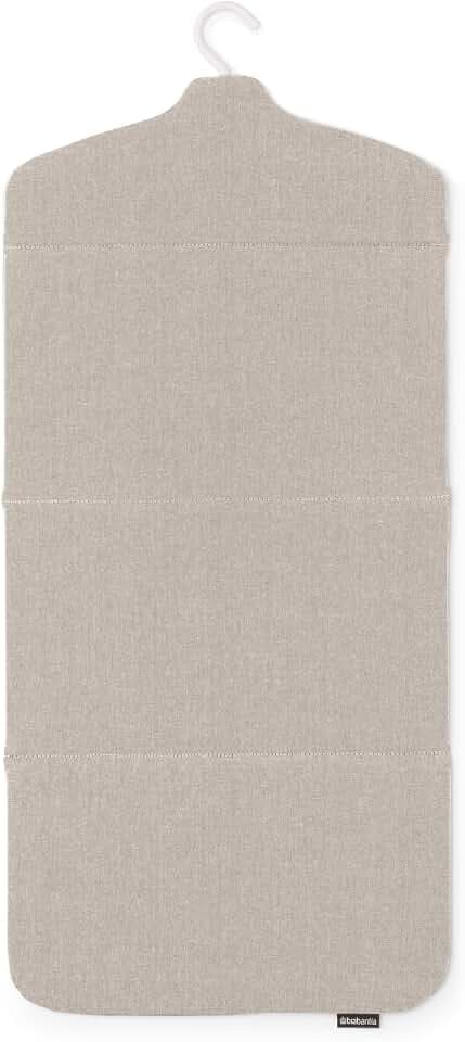 Brabantia - Foldable Steam Board - for High Pressure Clothes Steaming - Solid Heat Resistant Surface - Versatile Hanging Hook - Easier Steaming with Handheld Steamers - 36 x 16 inches - Gray