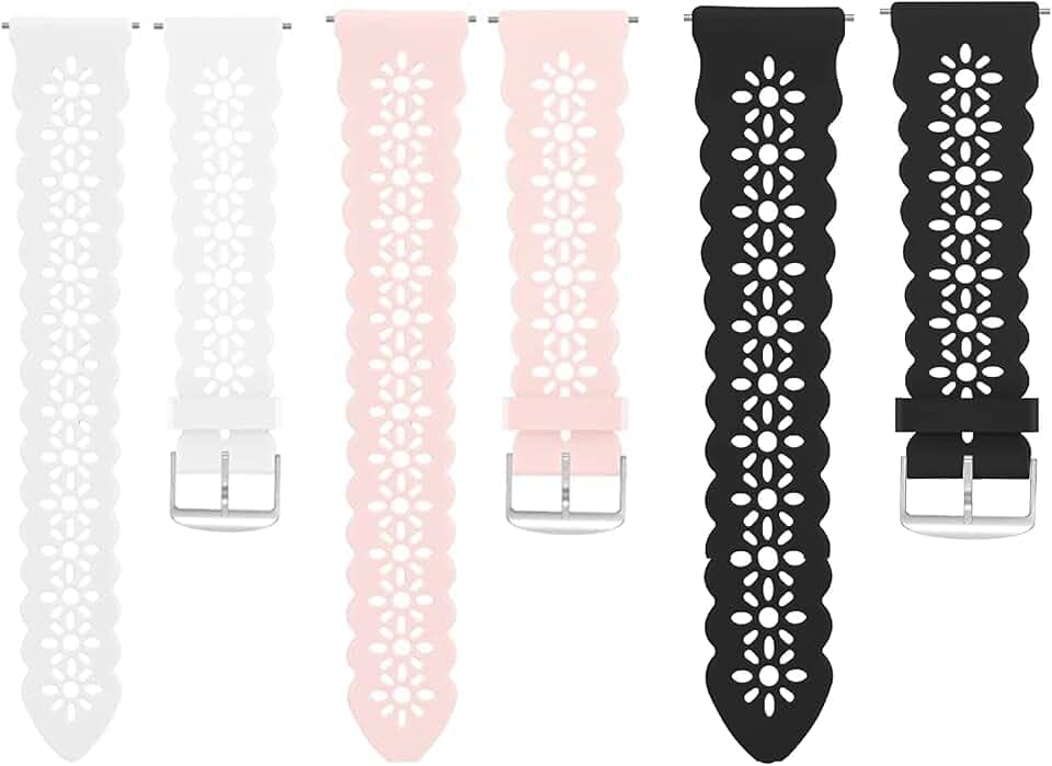 Lamshaw Armband kompatibel mit ICE Smart 2.0 1,96 Zoll (3,96 cm) SmartWatch für Frauen und Mädchen, Silikon, Sport, weich, dünn, Spitze, atmungsaktiv, Armband für